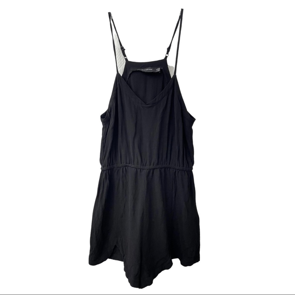 MINKPINK V Neck Spaghetti Strap Romper Playsuit Elastic Waist SZ XS Revolve